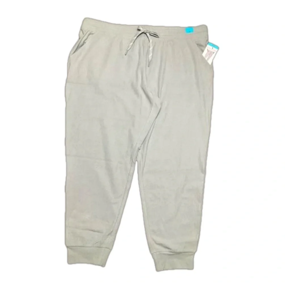 Marc New York Women’s Jogger Pant Ribbed Gray Size 2X NWT - Picture 1 of 8